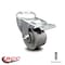 Service Caster 3 Inch Semi Steel Wheel Bolt Hole Caster with Total Lock Brake SCC-BHTTL20S314-SSS - alternate 2